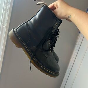 Black Vegan Leather Boots